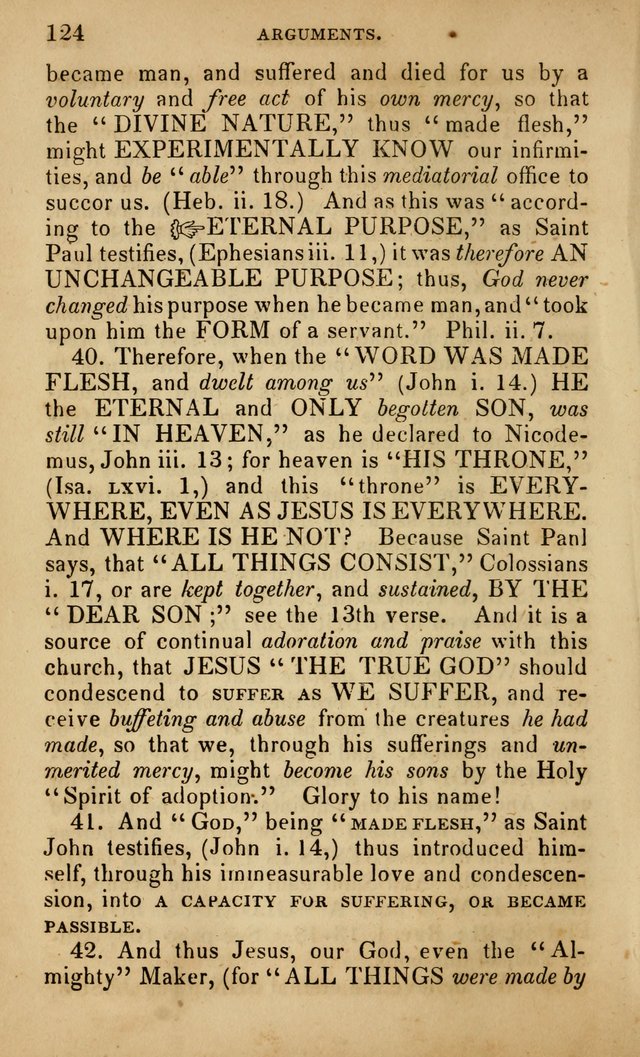 The Faith and Doctrines of the Church of the Eternal Son: intended as a church book for the church of the Eternal Sons generally... to which is added a number of select hymns adapted to the worship... page 124
