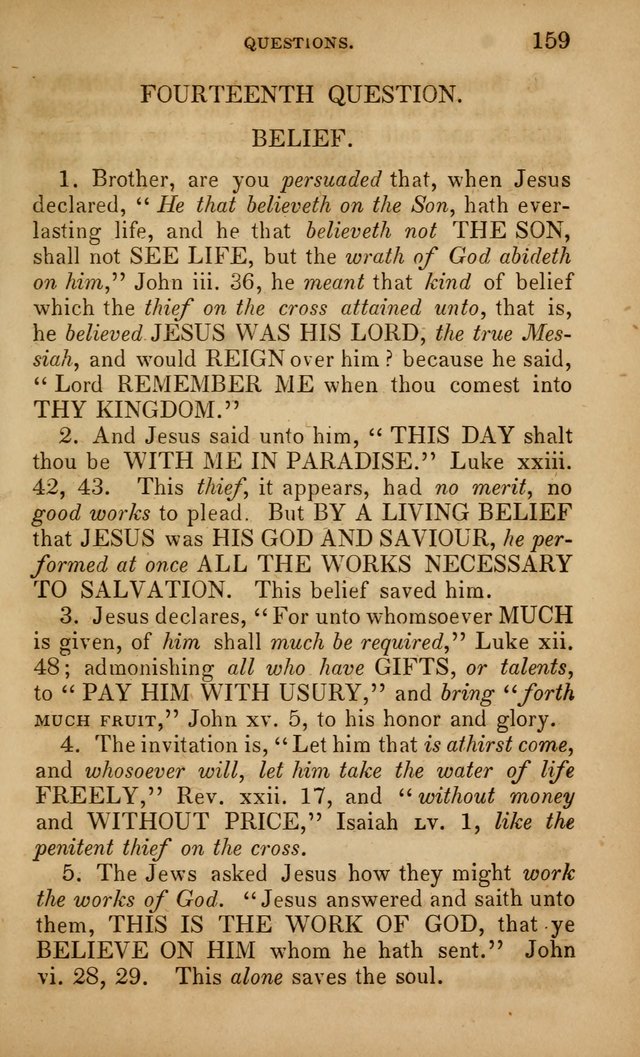 The Faith and Doctrines of the Church of the Eternal Son: intended as a church book for the church of the Eternal Sons generally... to which is added a number of select hymns adapted to the worship... page 159