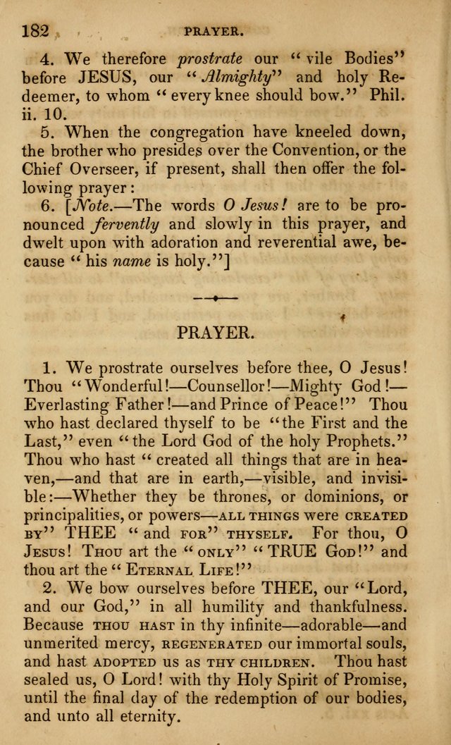 The Faith and Doctrines of the Church of the Eternal Son: intended as a church book for the church of the Eternal Sons generally... to which is added a number of select hymns adapted to the worship... page 182