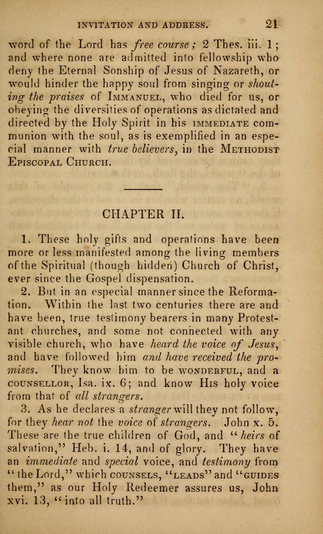 The Faith and Doctrines of the Church of the Eternal Son: intended as a church book for the church of the Eternal Sons generally... to which is added a number of select hymns adapted to the worship... page 21