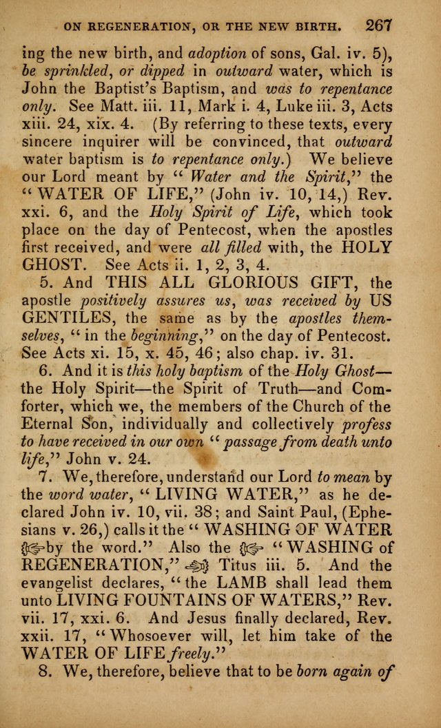 The Faith and Doctrines of the Church of the Eternal Son: intended as a church book for the church of the Eternal Sons generally... to which is added a number of select hymns adapted to the worship... page 267