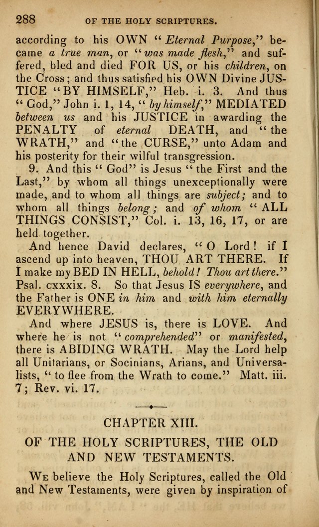 The Faith and Doctrines of the Church of the Eternal Son: intended as a church book for the church of the Eternal Sons generally... to which is added a number of select hymns adapted to the worship... page 288