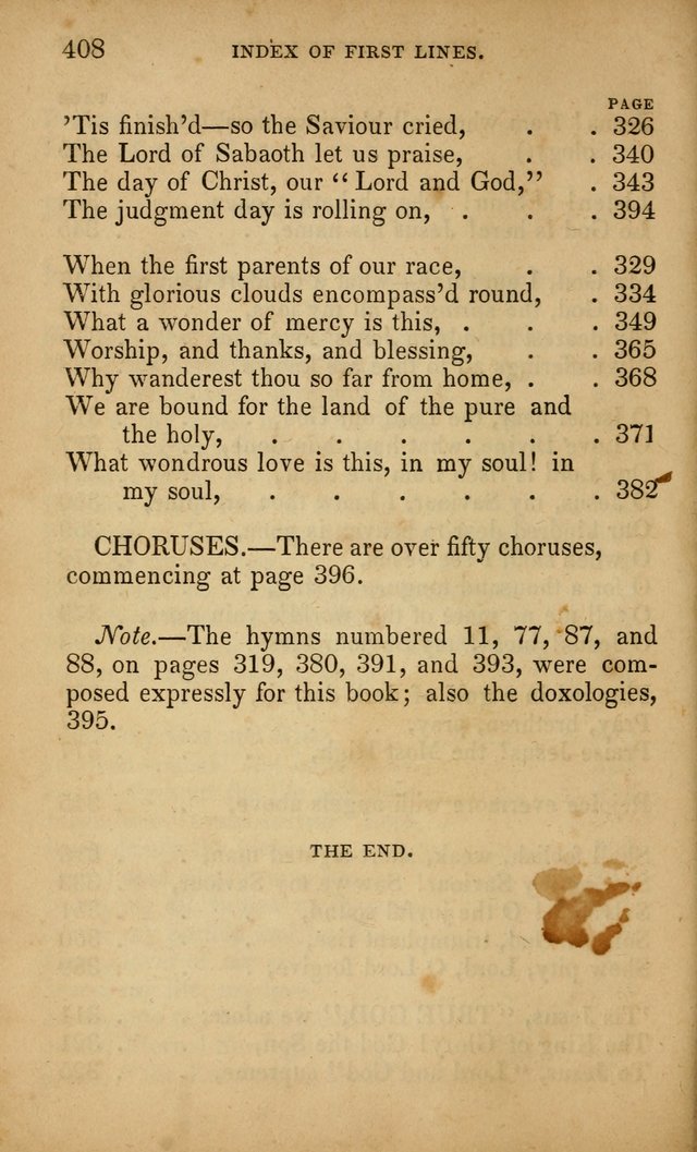 The Faith and Doctrines of the Church of the Eternal Son: intended as a church book for the church of the Eternal Sons generally... to which is added a number of select hymns adapted to the worship... page 408