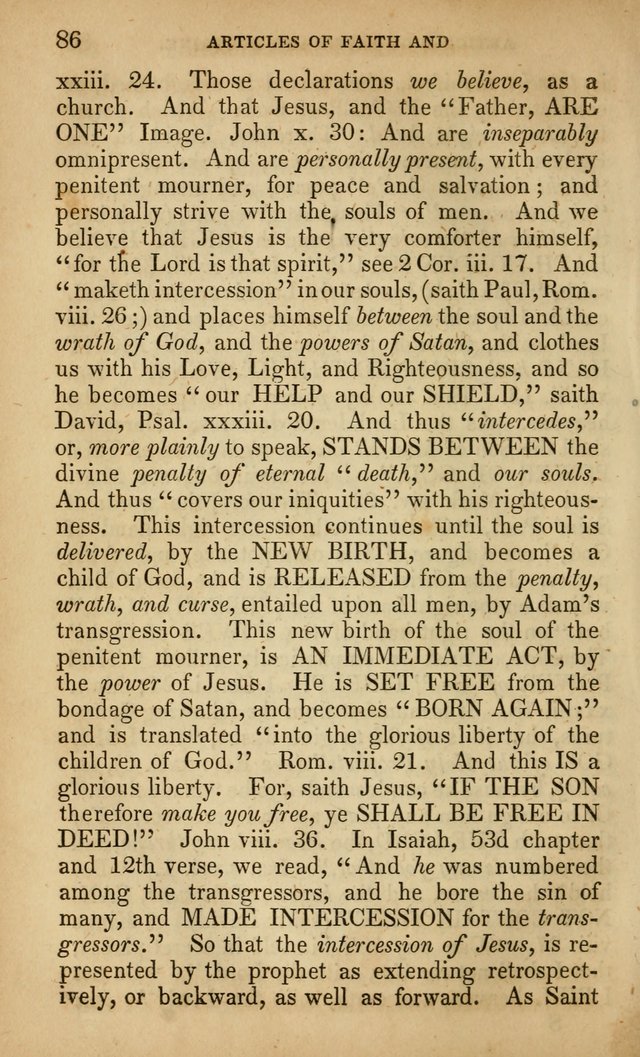 The Faith and Doctrines of the Church of the Eternal Son: intended as a church book for the church of the Eternal Sons generally... to which is added a number of select hymns adapted to the worship... page 86