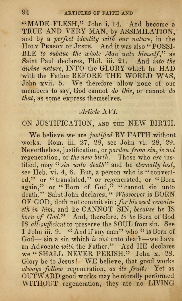 The Faith and Doctrines of the Church of the Eternal Son: intended as a church book for the church of the Eternal Sons generally... to which is added a number of select hymns adapted to the worship... page 94