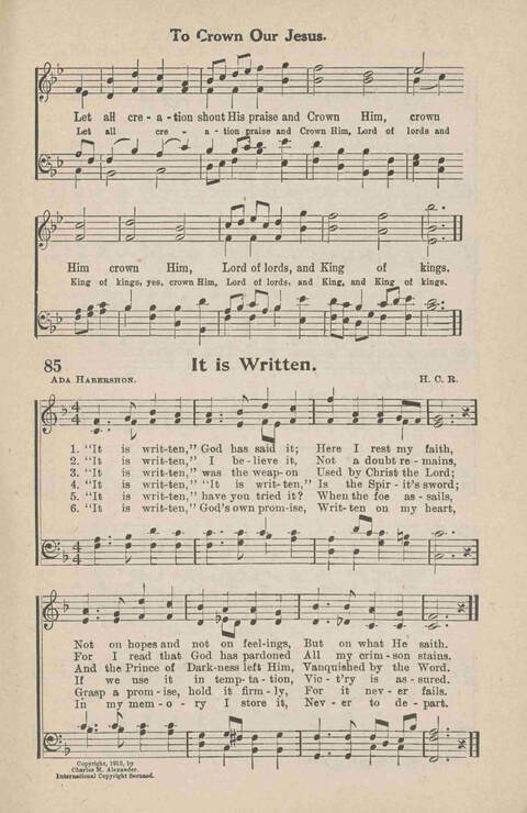 Foundation Hymns: (Revised) page 85