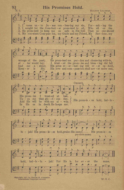 Foundation Hymns: (Revised) page 94