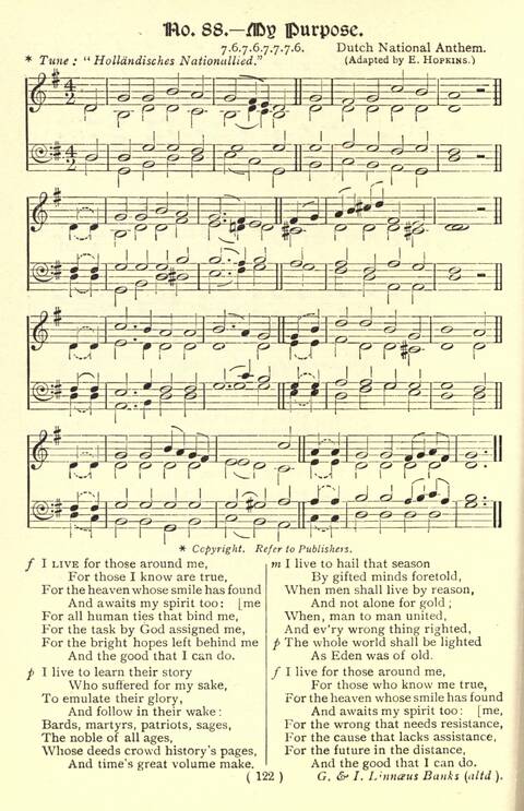The Fellowship Hymn Book page 122