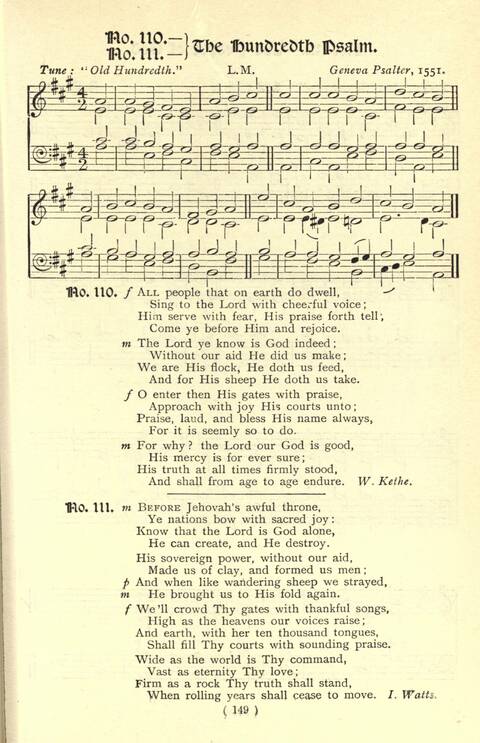 The Fellowship Hymn Book page 149