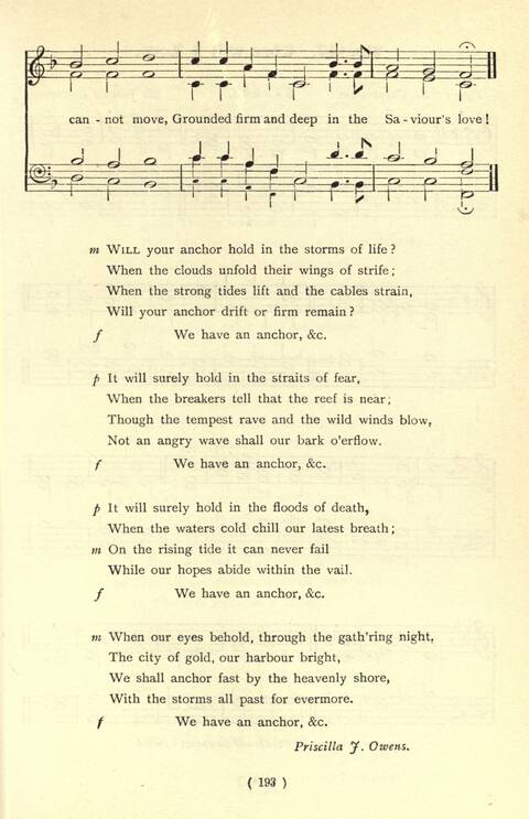 The Fellowship Hymn Book page 193