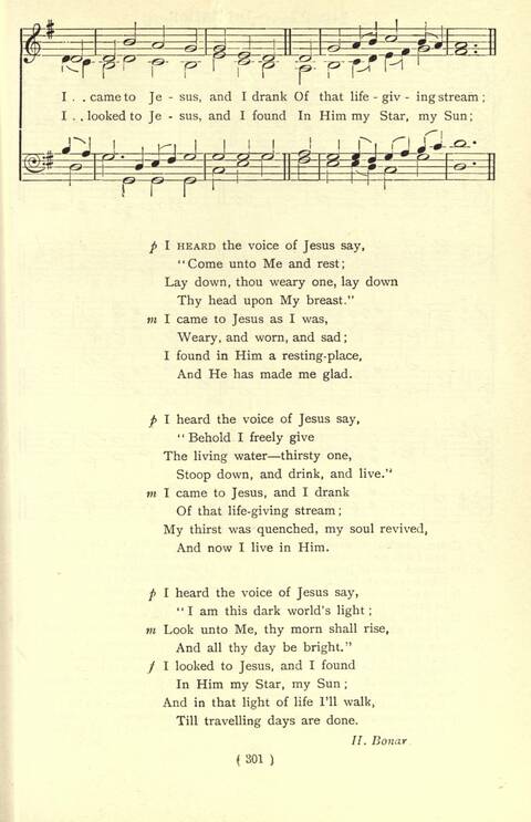 The Fellowship Hymn Book page 301