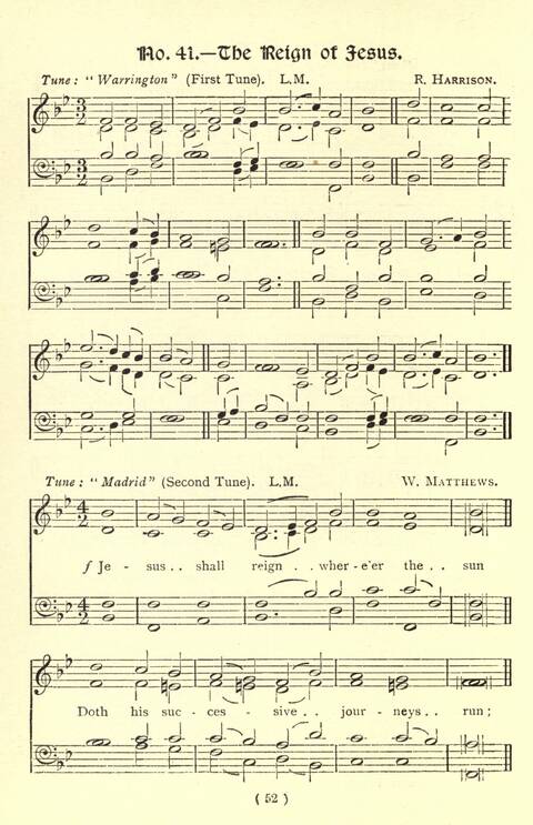 The Fellowship Hymn Book page 52