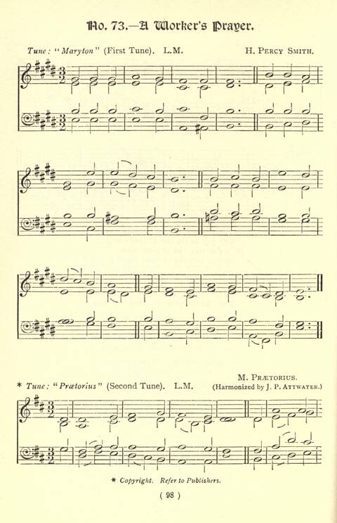 The Fellowship Hymn Book page 98
