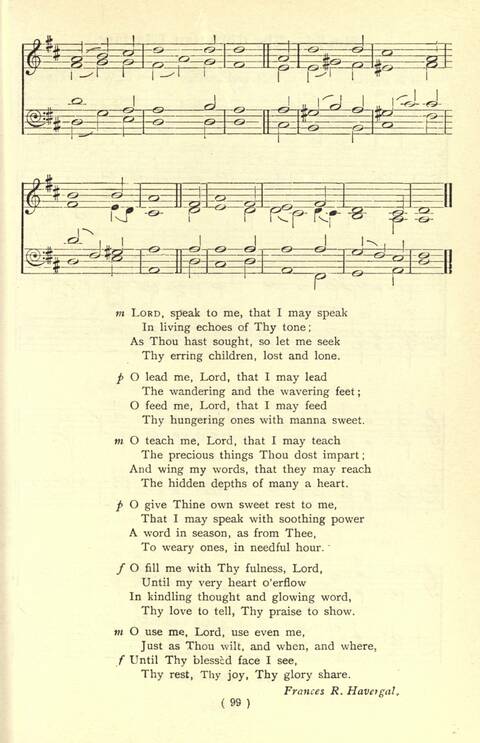 The Fellowship Hymn Book page 99
