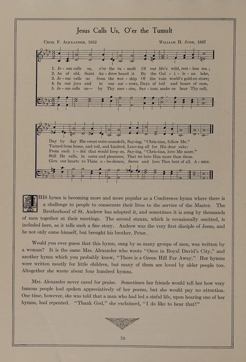 Famous Hymns: with stories and pictures page 76