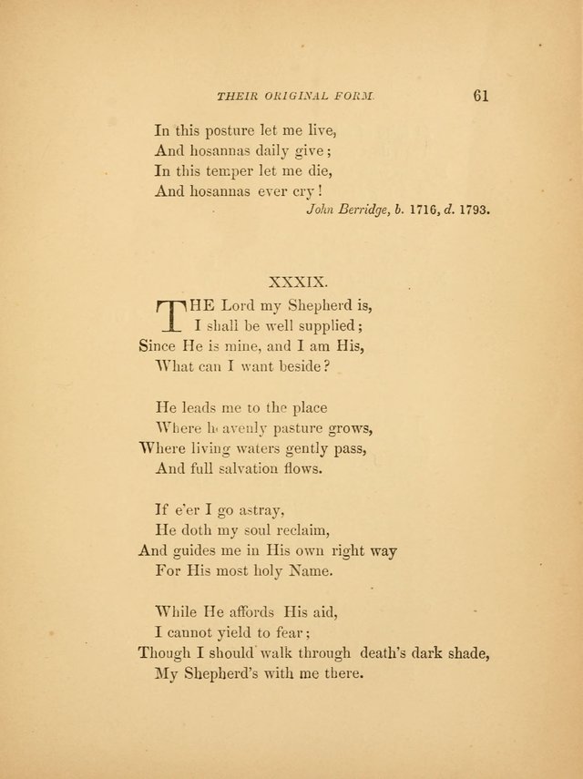Favorite Hymns: in their original form page 61