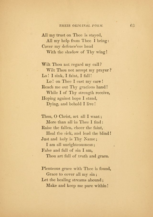 Favorite Hymns: in their original form page 63