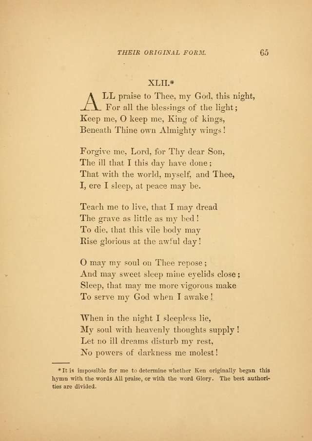 Favorite Hymns: in their original form page 65