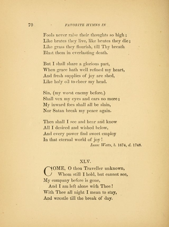 Favorite Hymns: in their original form page 70