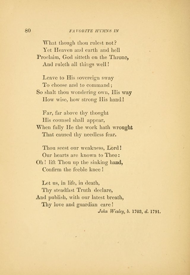 Favorite Hymns: in their original form page 80