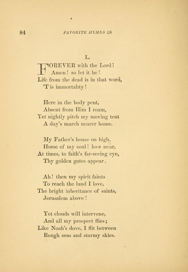Favorite Hymns: in their original form page 84