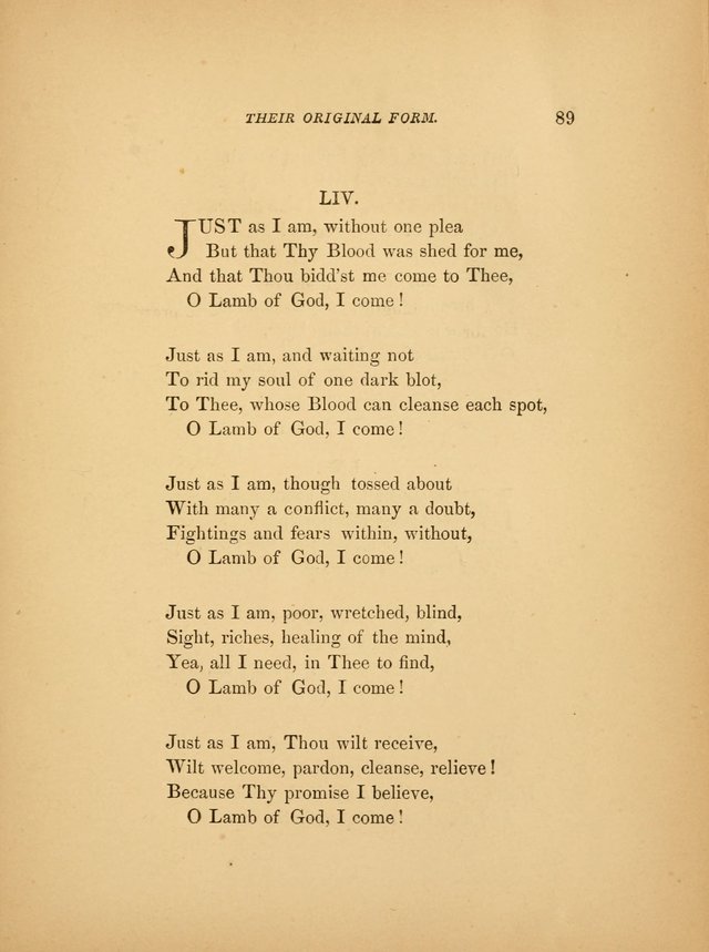 Favorite Hymns: in their original form page 89