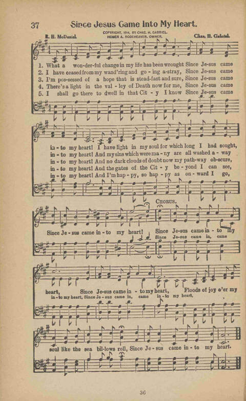 Faith Inspiring Songs page 36