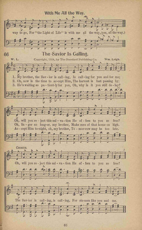Faith Inspiring Songs page 65