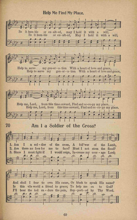 Faith Inspiring Songs page 69