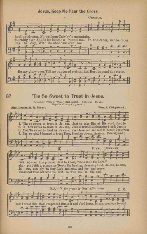 Faith Inspiring Songs page 83