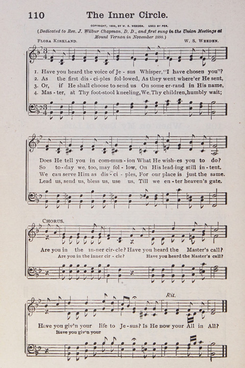 Favorite Solos: a compilation of solos, duets, trios and quartets page 110