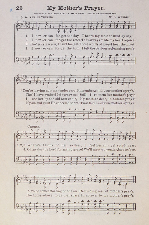 Favorite Solos: a compilation of solos, duets, trios and quartets page 22