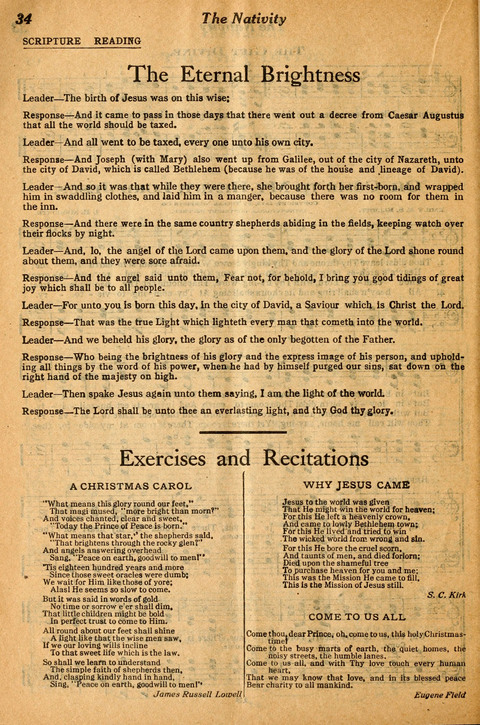 The Festival Song Budget, Christmas page 28