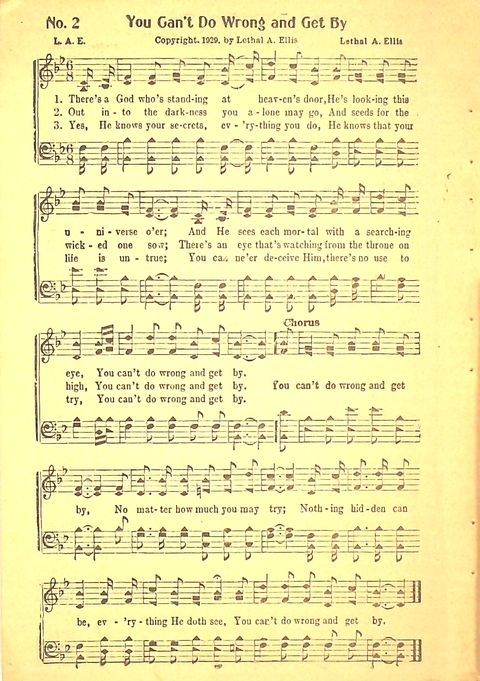 Favorite Songs and Hymns: a complete church hymnal page 3