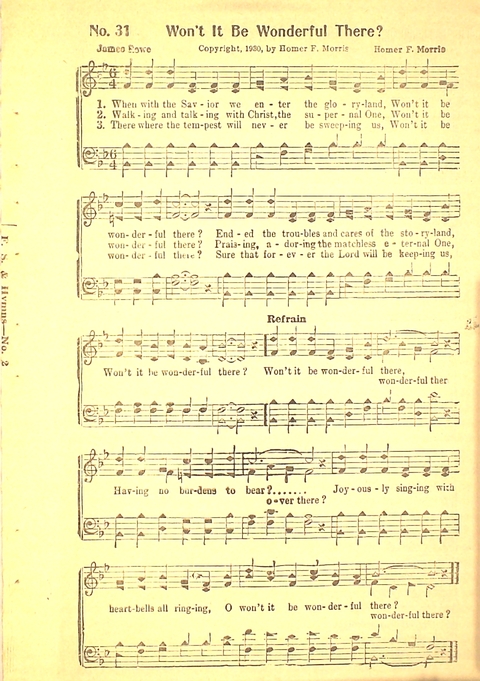 Favorite Songs and Hymns: a complete church hymnal page 32