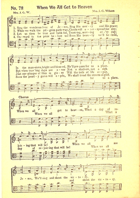 Favorite Songs and Hymns: a complete church hymnal page 79