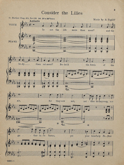 Favorite Sacred Songs for Church and Home page 1