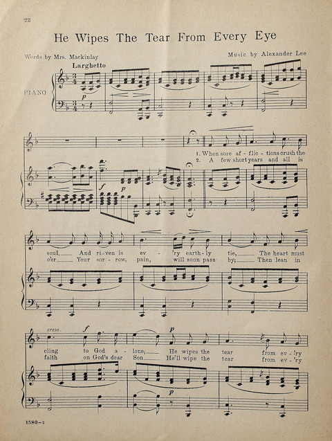 Favorite Sacred Songs for Church and Home page 20