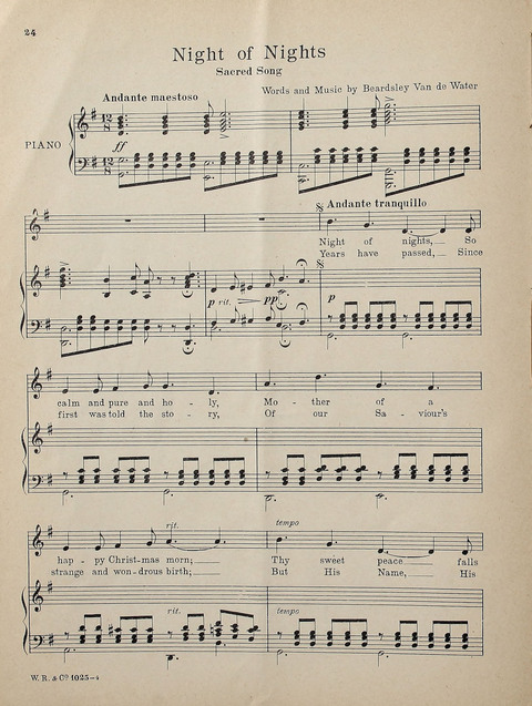 Favorite Sacred Songs for Church and Home page 22