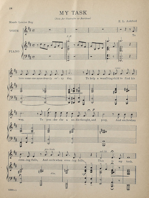 Favorite Sacred Songs for Church and Home page 26