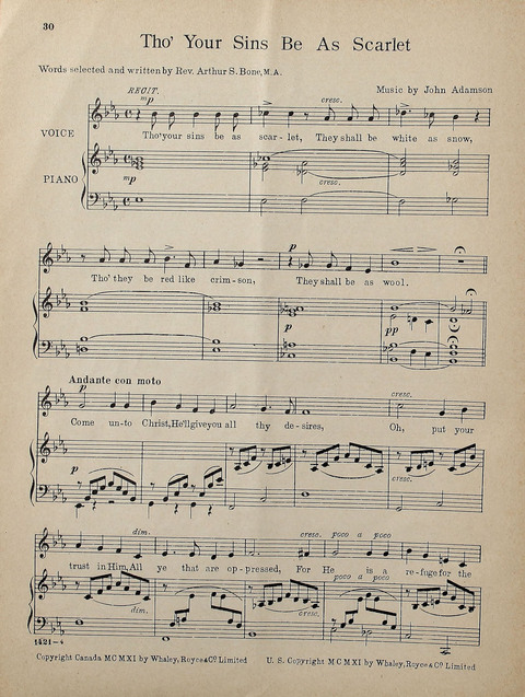 Favorite Sacred Songs for Church and Home page 28