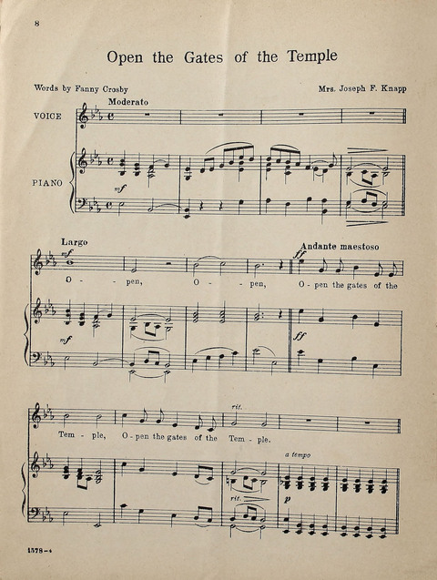 Favorite Sacred Songs for Church and Home page 6