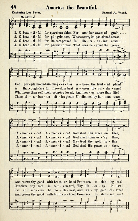 Favorite Selections from Victorious Service Songs: Designed for Conventions and Other Special Occasions page 45