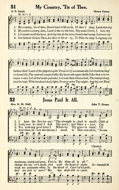 Favorite Selections from Victorious Service Songs: Designed for Conventions and Other Special Occasions page 50