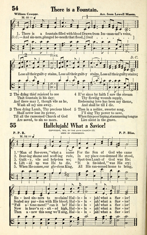Favorite Selections from Victorious Service Songs: Designed for Conventions and Other Special Occasions page 52
