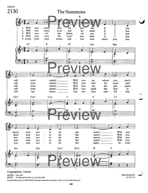 The Faith We Sing page 242