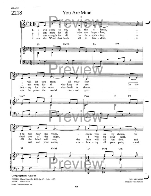 The Faith We Sing page 406