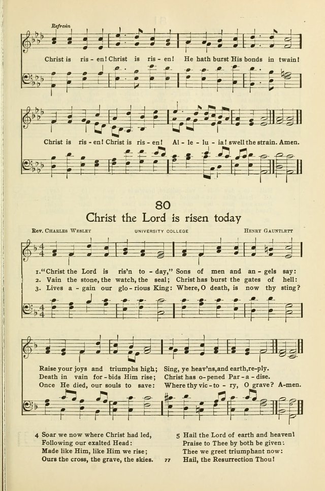 Gloria: a hymnal for use in Sunday schools, young people