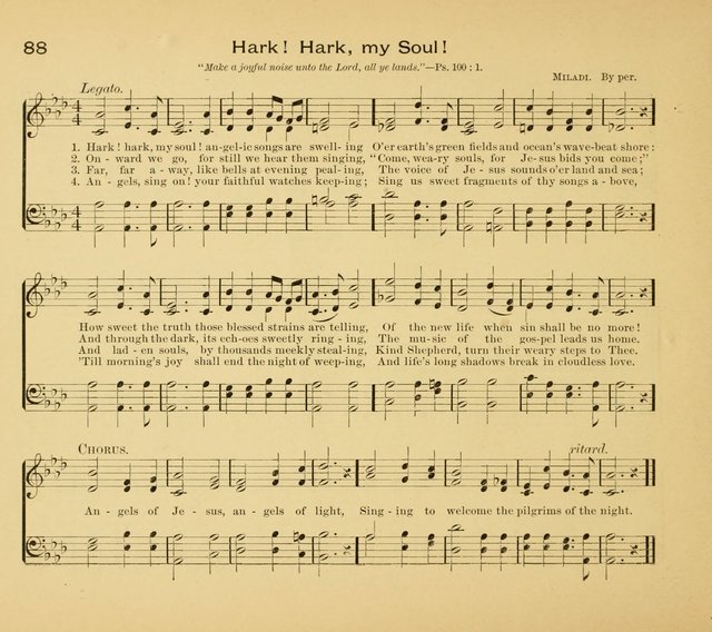 Gates Ajar: a collection of hymns and tunes for use in Sunday schools, praise and prayer meetings page 88