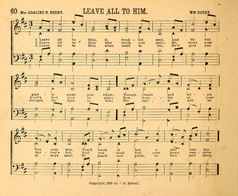 Gospel Chimes: a collection of new and standard songs and hymns for Sunday-schools and religious meetings page 60